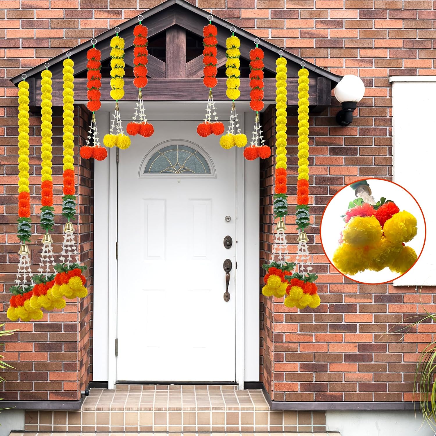 Artificial Marigold Door - Hình 2