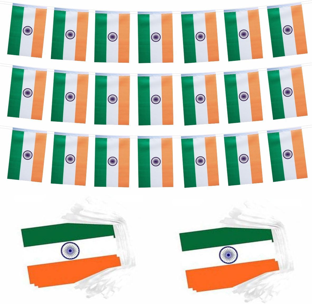 Polyester Indian Flag Bunting