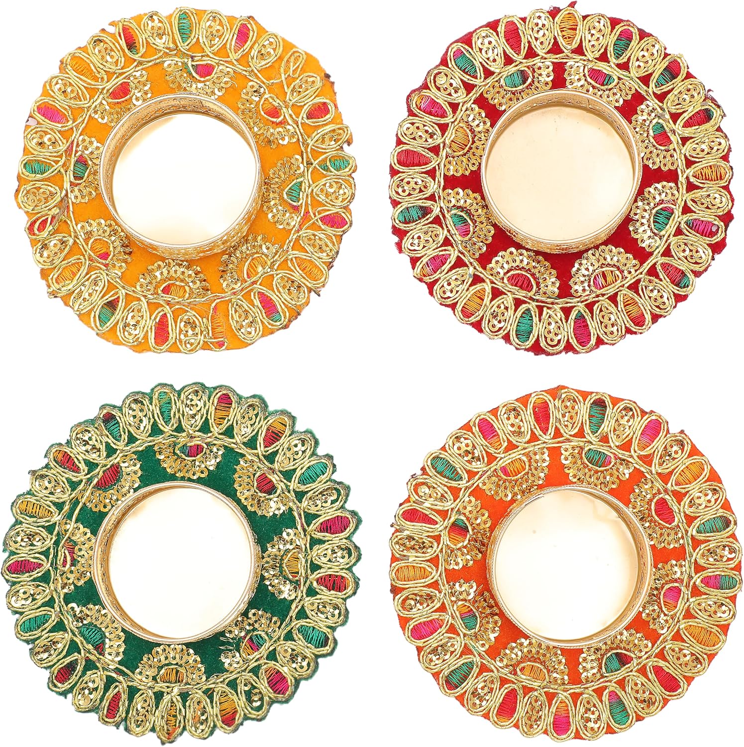 Decorated Round Tealight
