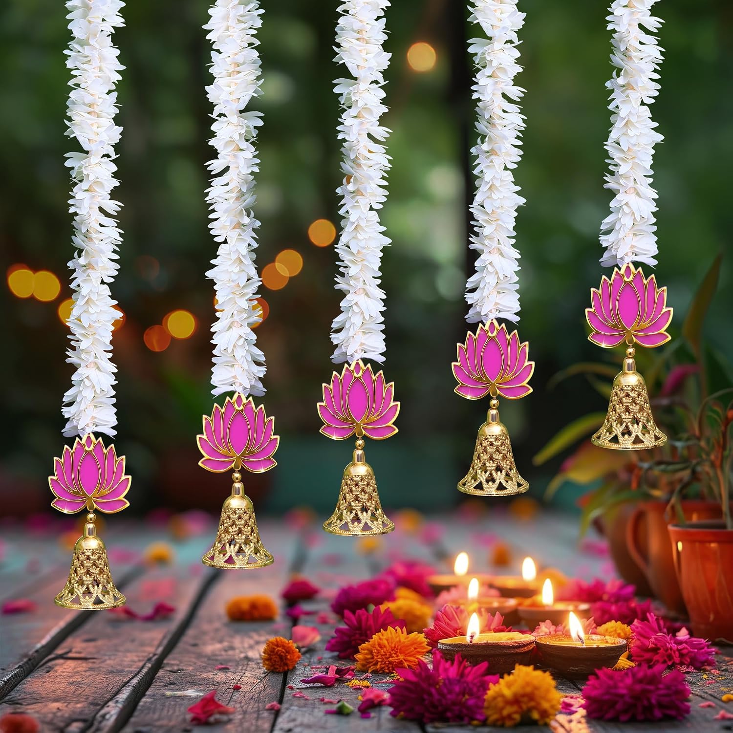 Artificial Lotus Flower Garland