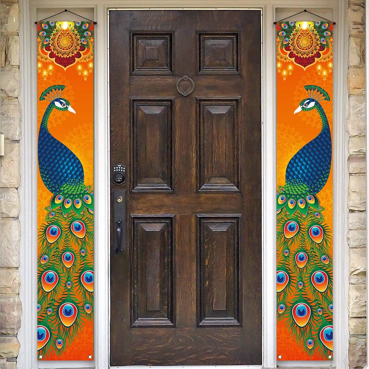 Peacock Motif Porch