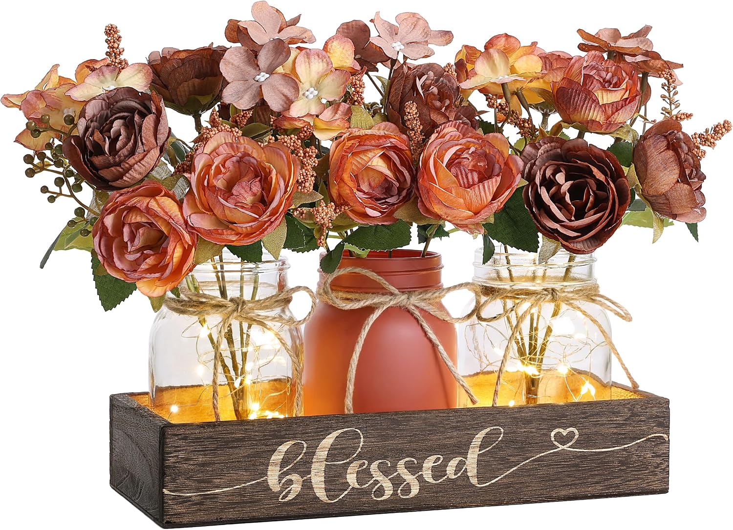 Three Mason Jar
