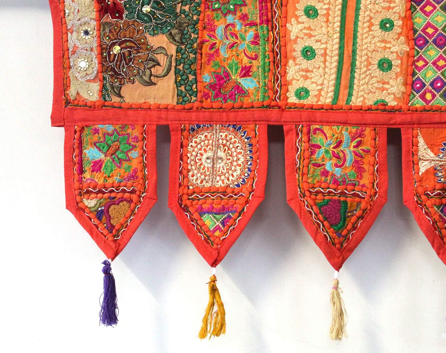 Embroidered Cotton Valance - Hình 3