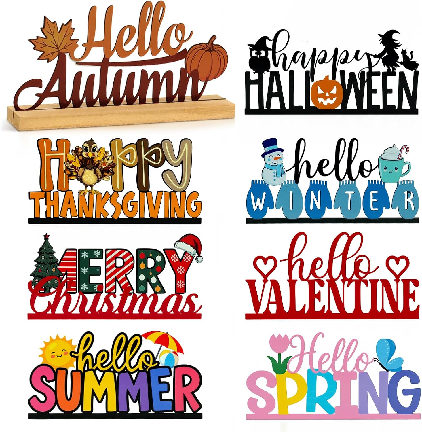 Metal Table Signs