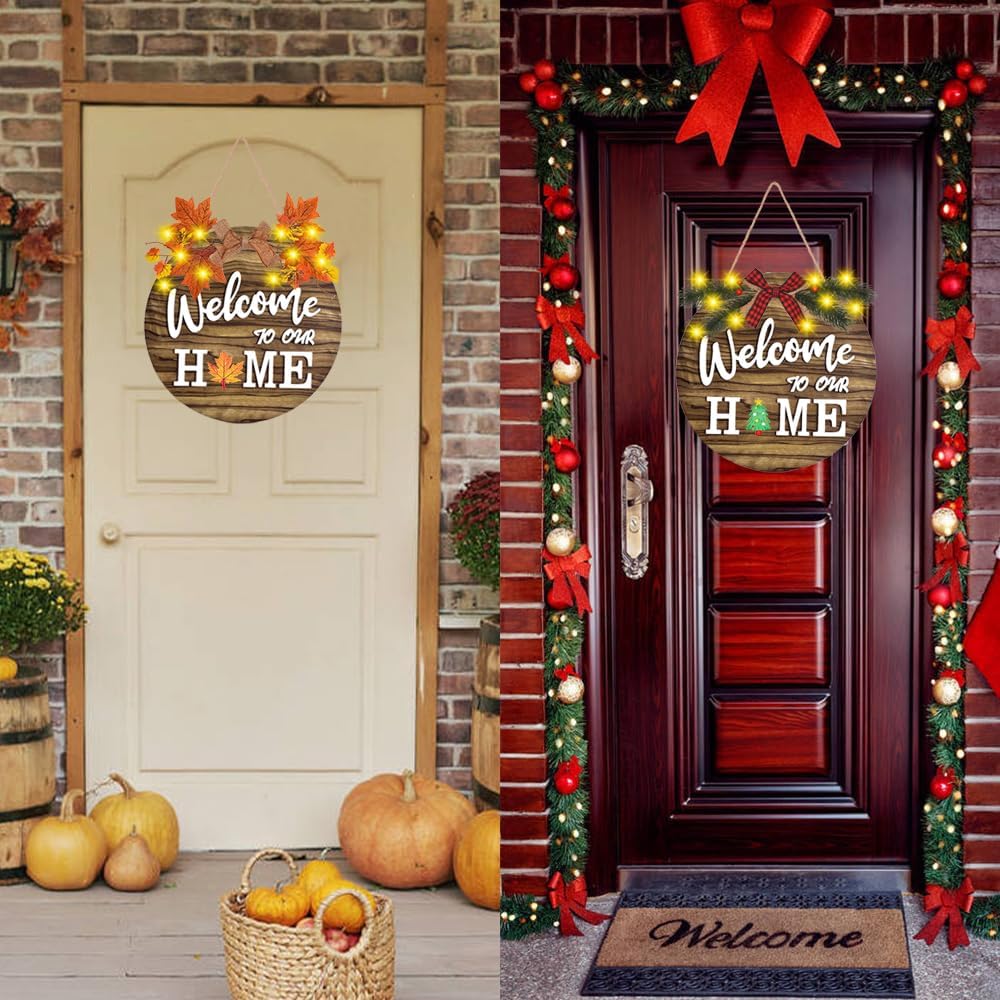 Welcome Sign Wreaths - Hình 2