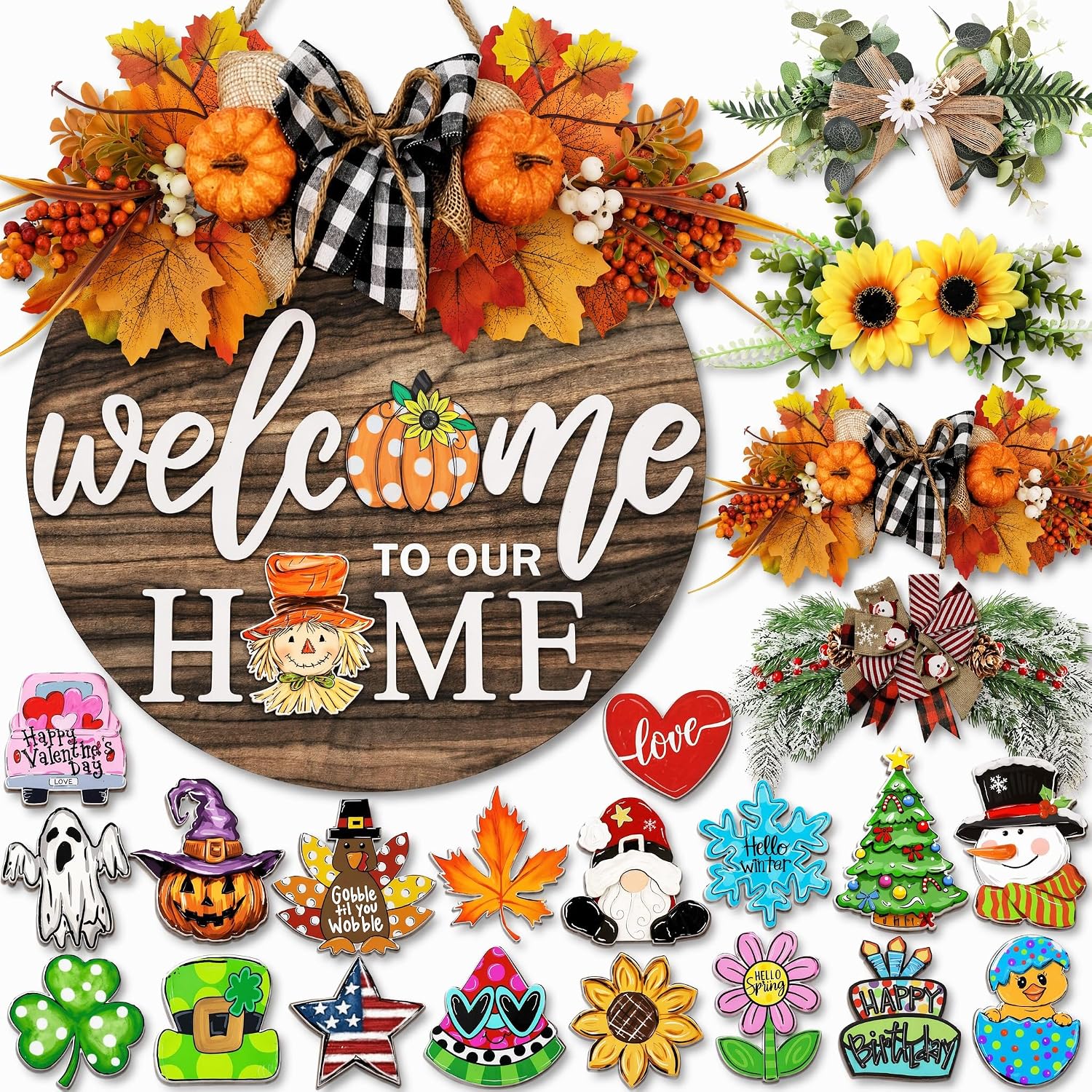 Rustic Wood Welcome