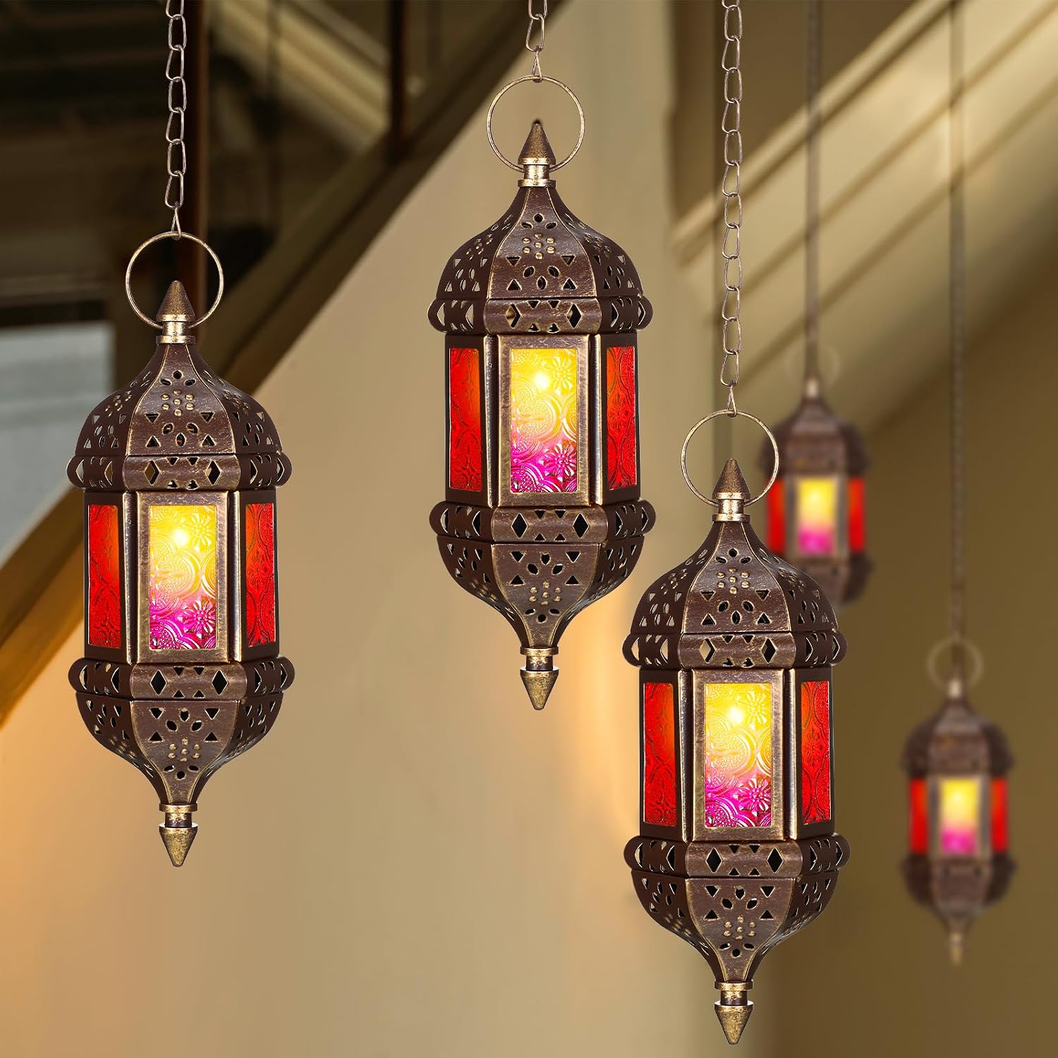 Red Glass Moroccan - Hình 2